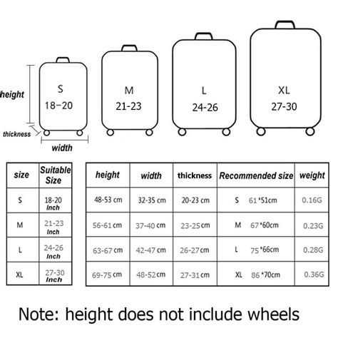 american tourister luggage size guide.